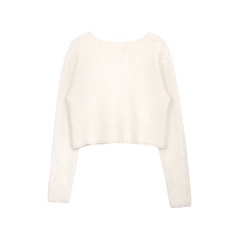 LACE FRILL CARDIGAN