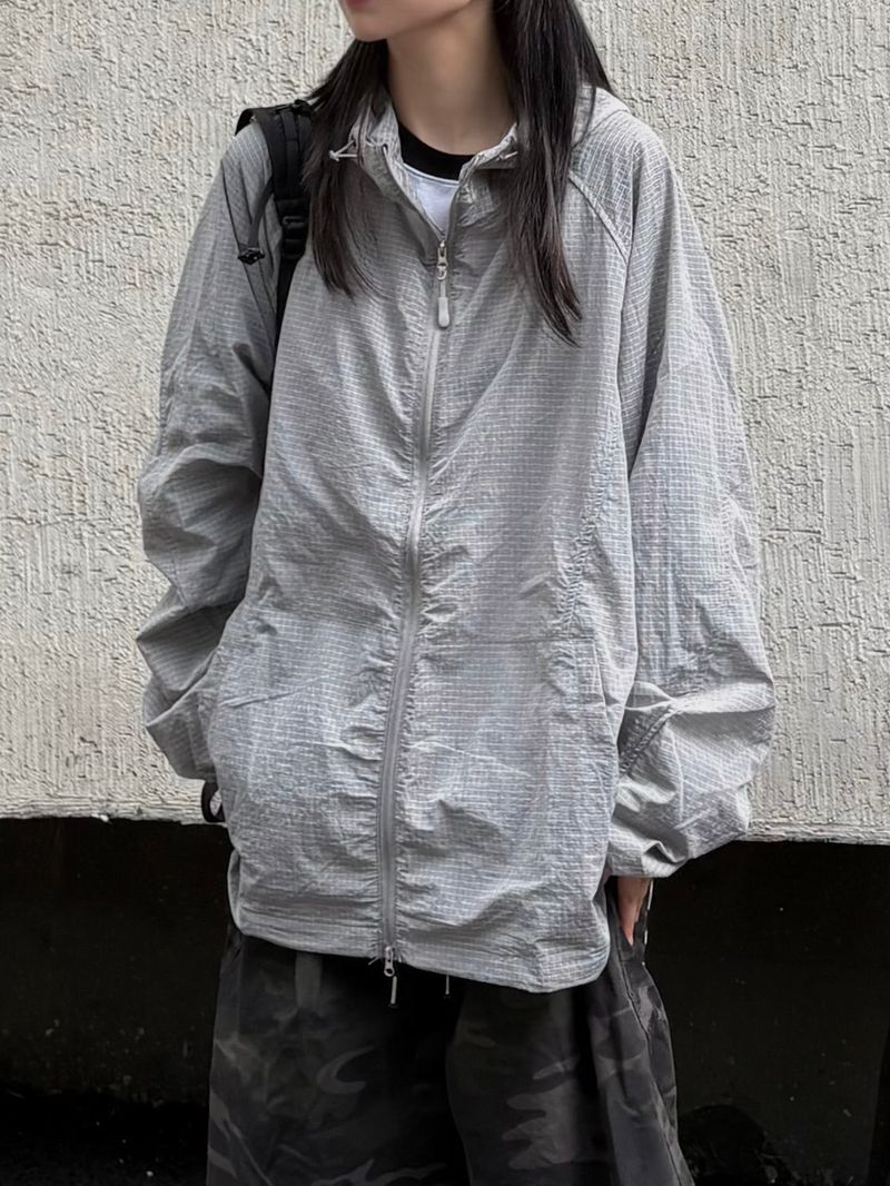 PEARCLAN（ペアクラン）の「grid two-way windbreaker（Jackets/Outerwear）」