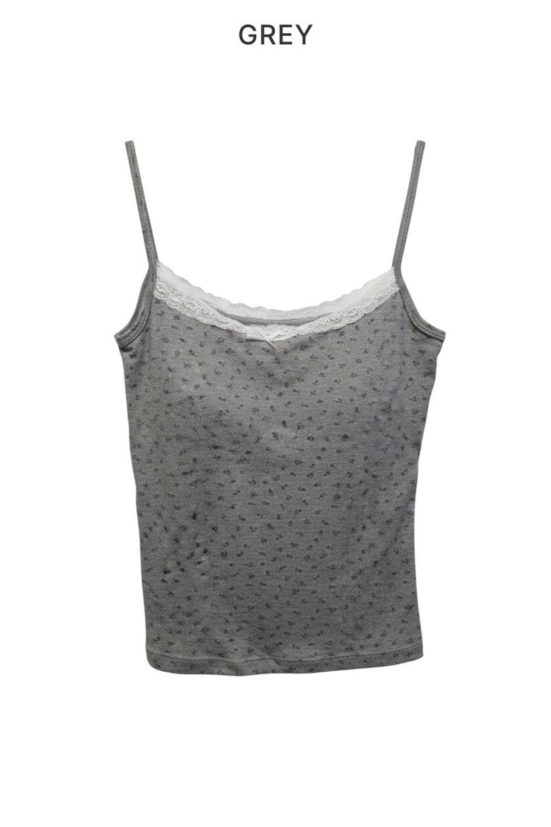 Flo Lace Cap-Sleeve Tank Top