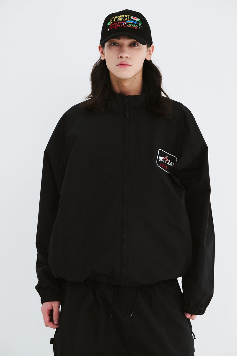 LIGHT WEIGHT WP TRACK JACKET BLACK
