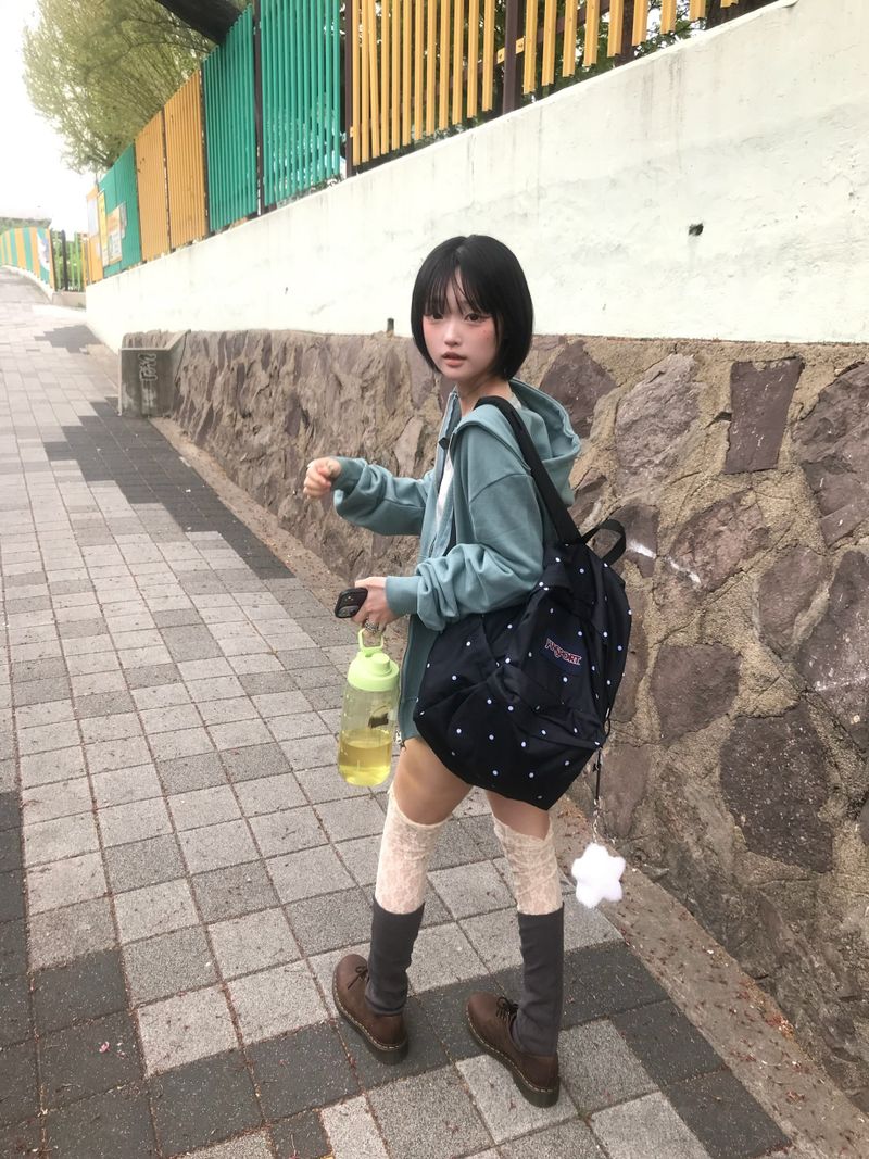 Haze Flower Hooded Zip-Up