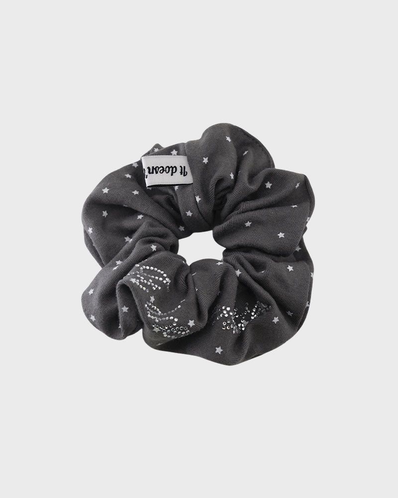 it doesn't matter.（イットダズントマッター）の「Little star scrunchie (Charcoal)（Hair Accessories）」