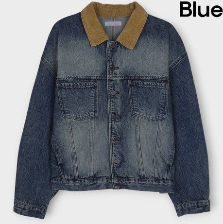 French Golden Work Denim Jacket