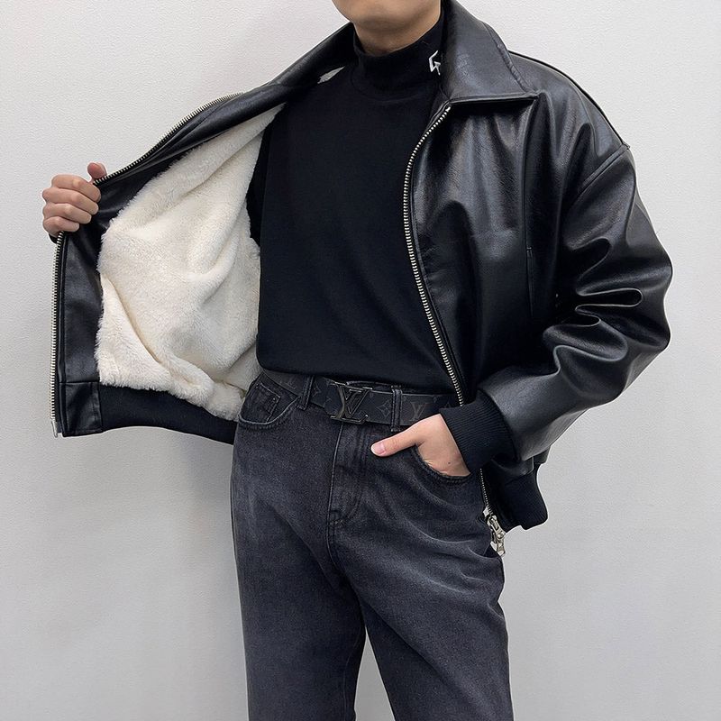 FL Jared Leather Fur Jacket