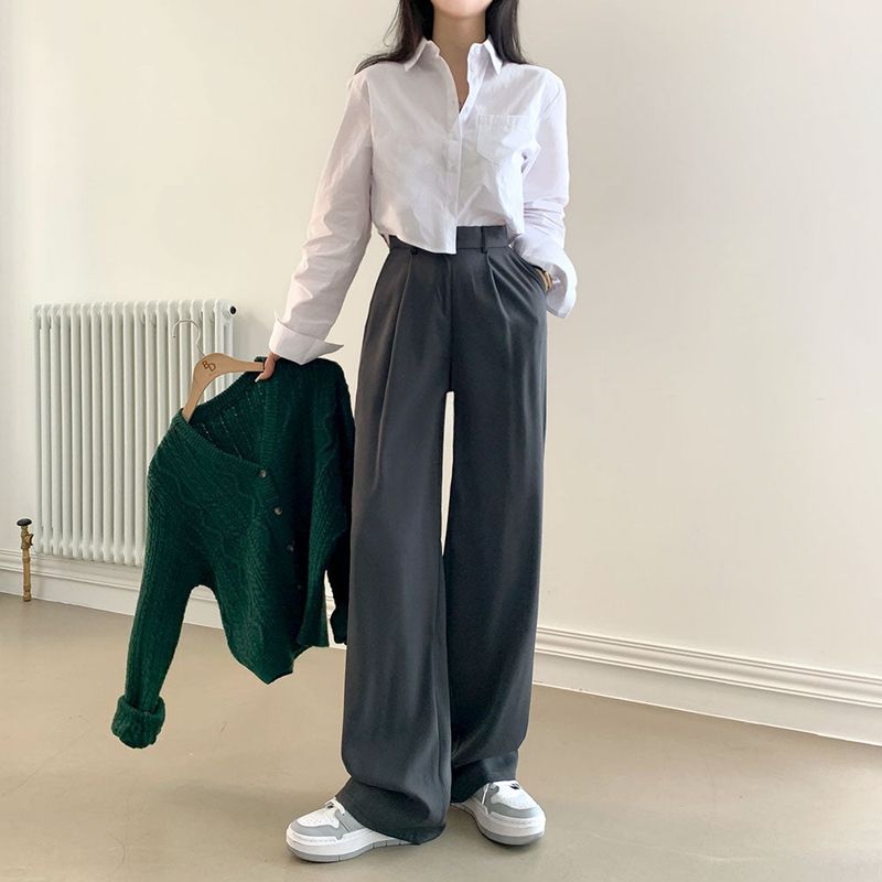 [Bellide made/short, long] standard date wide slacks