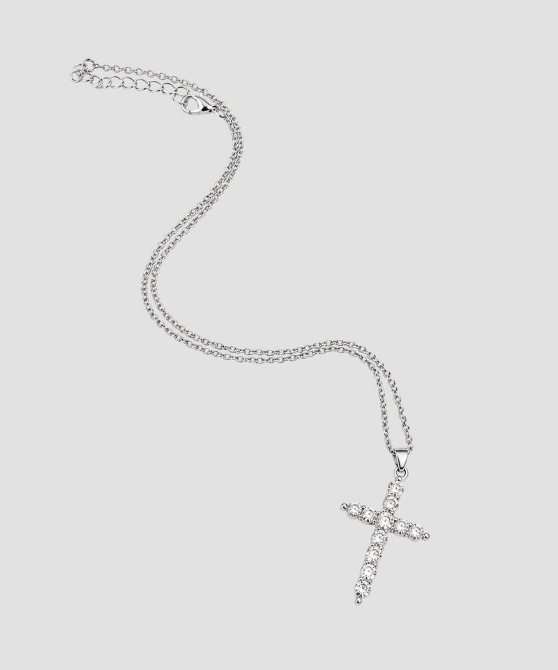 Dion Cross Cubic Necklace