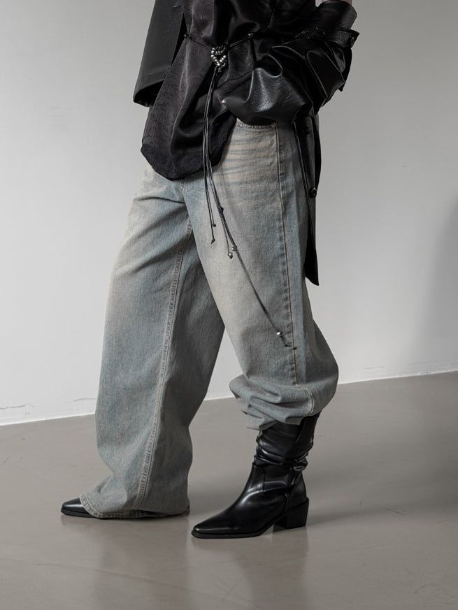 Roti Vintage Washed Wide Denim