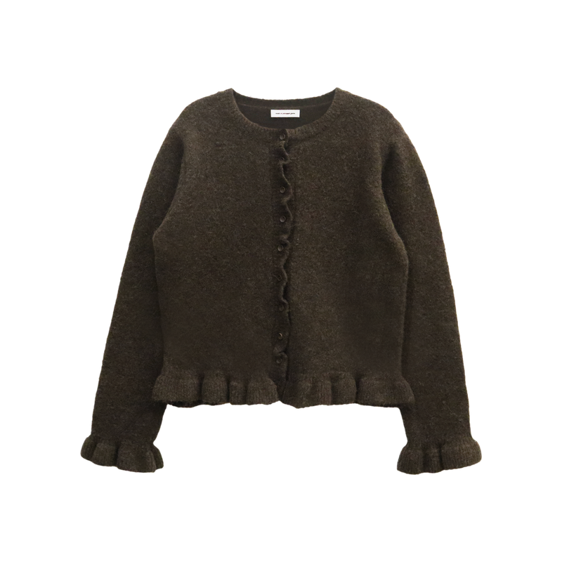 FROST FRILL KNIT CARDIGAN