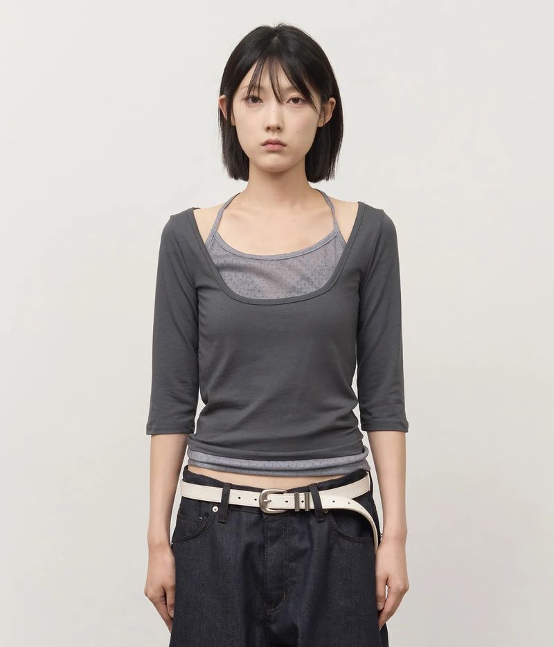 HIFIFNK(ハイファイファンク)の「(W) Gong Set Layered Top(Tops)」