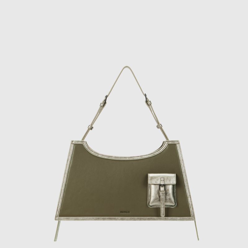 DIERNEAS(ディアネス)の「PONIE Bag (Khaki Silver)(Bags)」