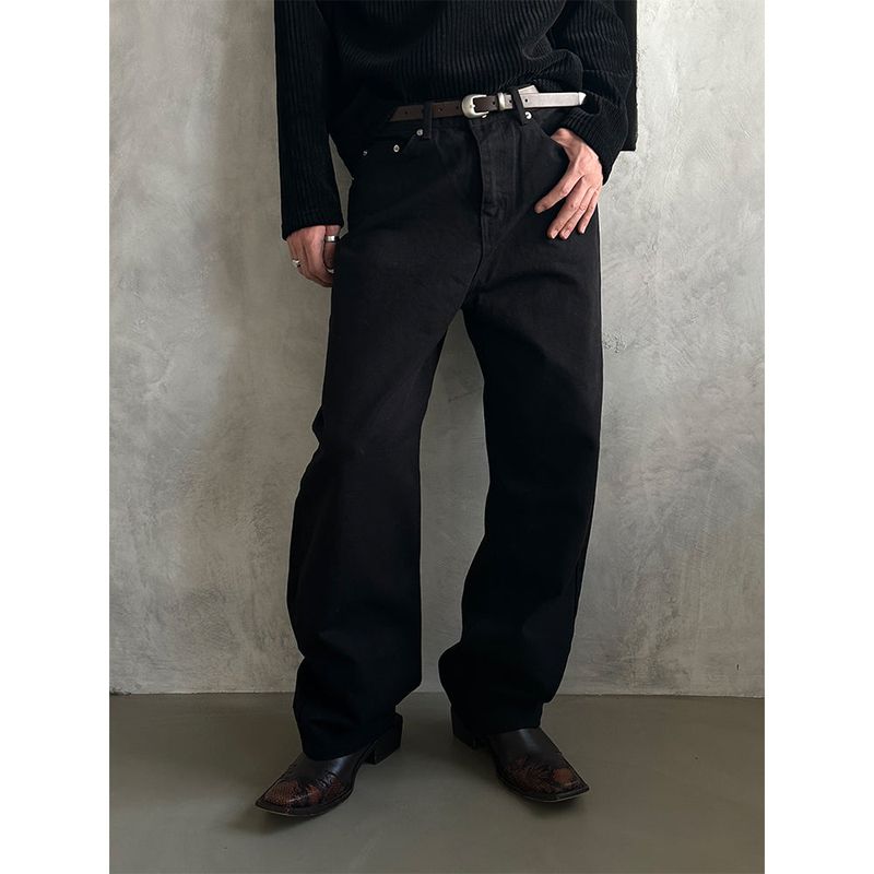 LAURANT（ロラン）の「 [Unisex] Minimal semi curve cotton pants(3color)（Pants）」