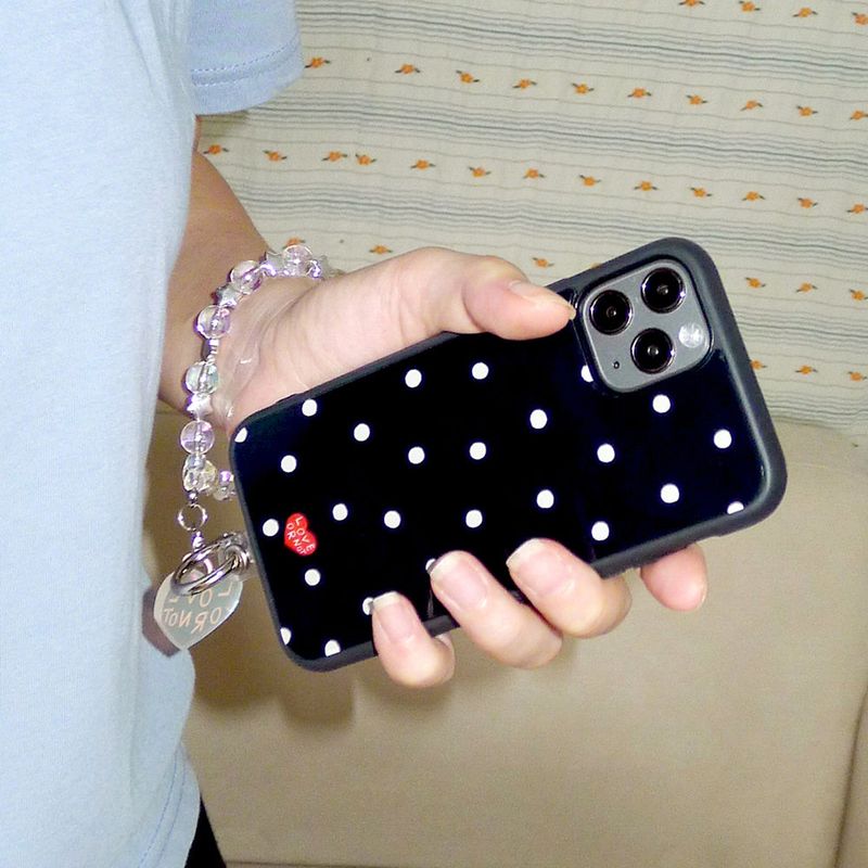 [MADE]Ivory Balls-Black Epoxy Bumpercase
