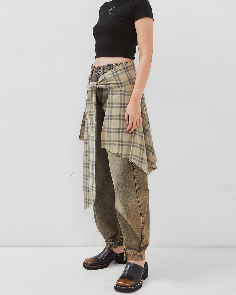 Tartan Wrapped Skirt