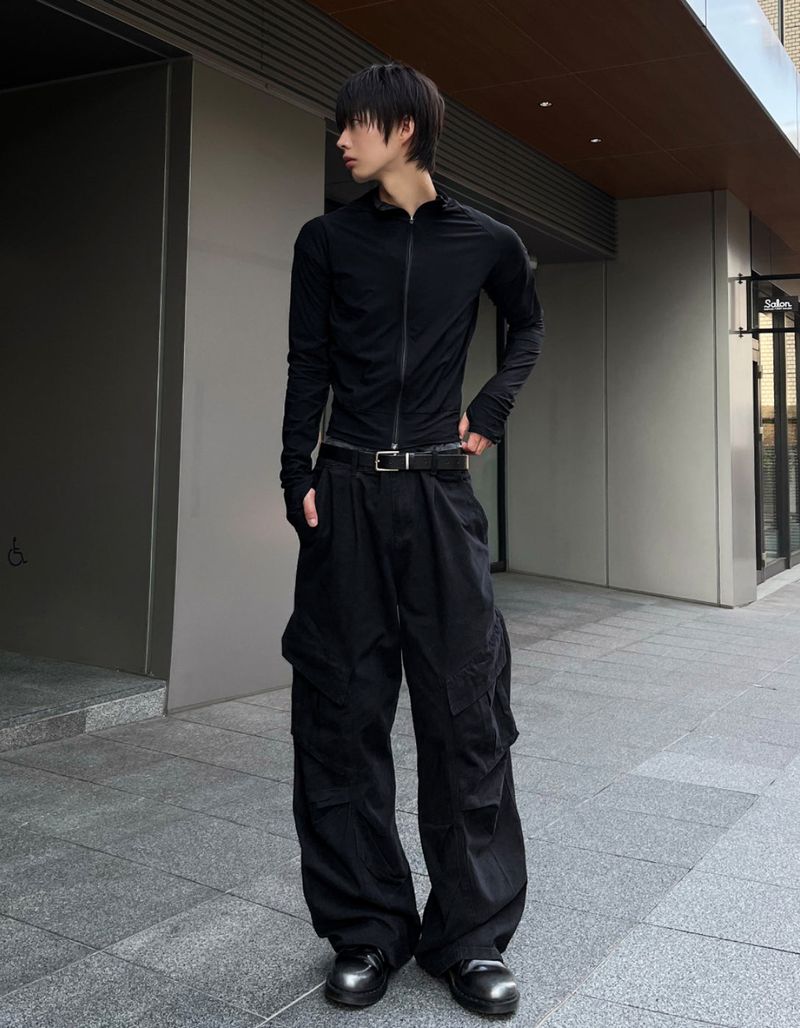COSYHARU（コシハル）の「Diagonal Cargo Wide Pants（Pants）」
