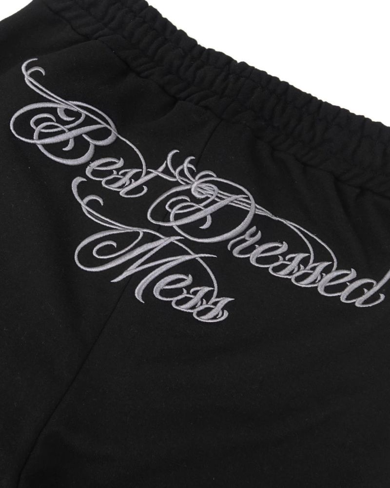 BDM Wide Sweatpants Black