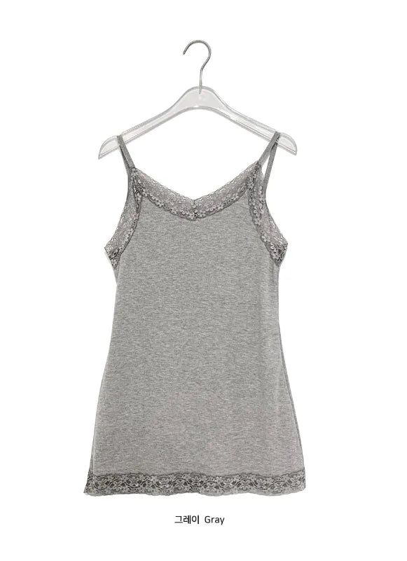 Verity Lace Layered Long Strap Sleeveless