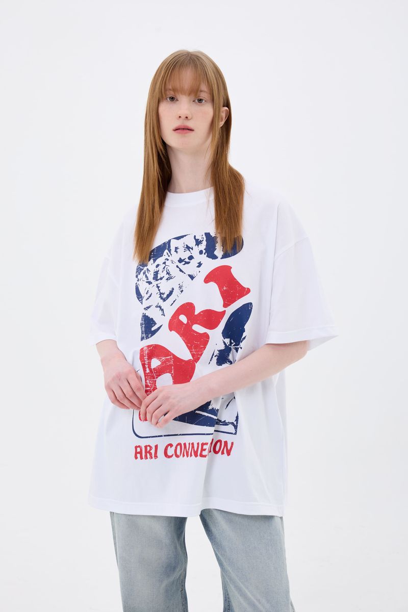PURRING T-SHIRT / WHITE