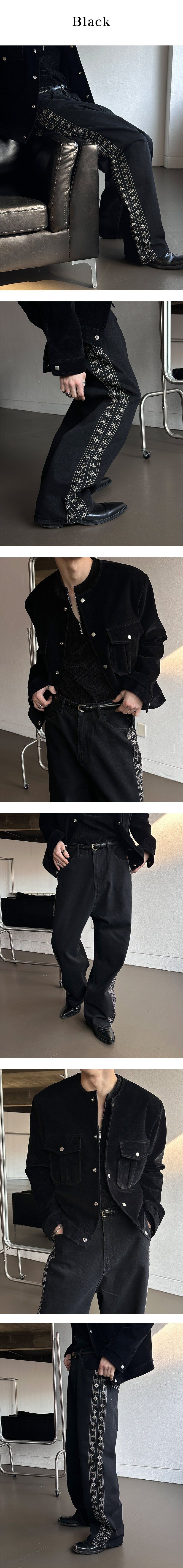 [S/S] Handmade stitch denim pants(2color)