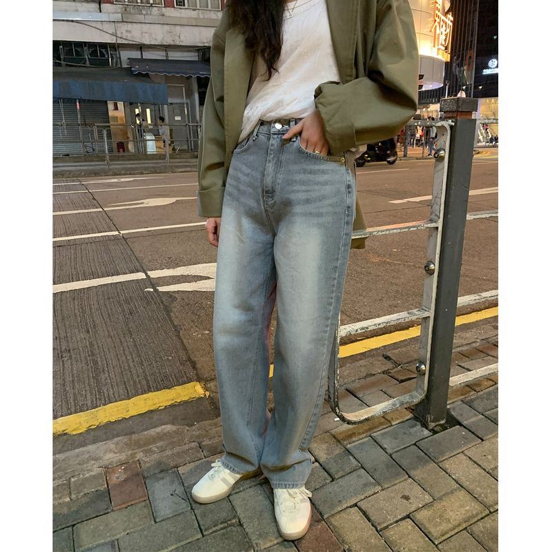 ロブワイドデニムパンツ