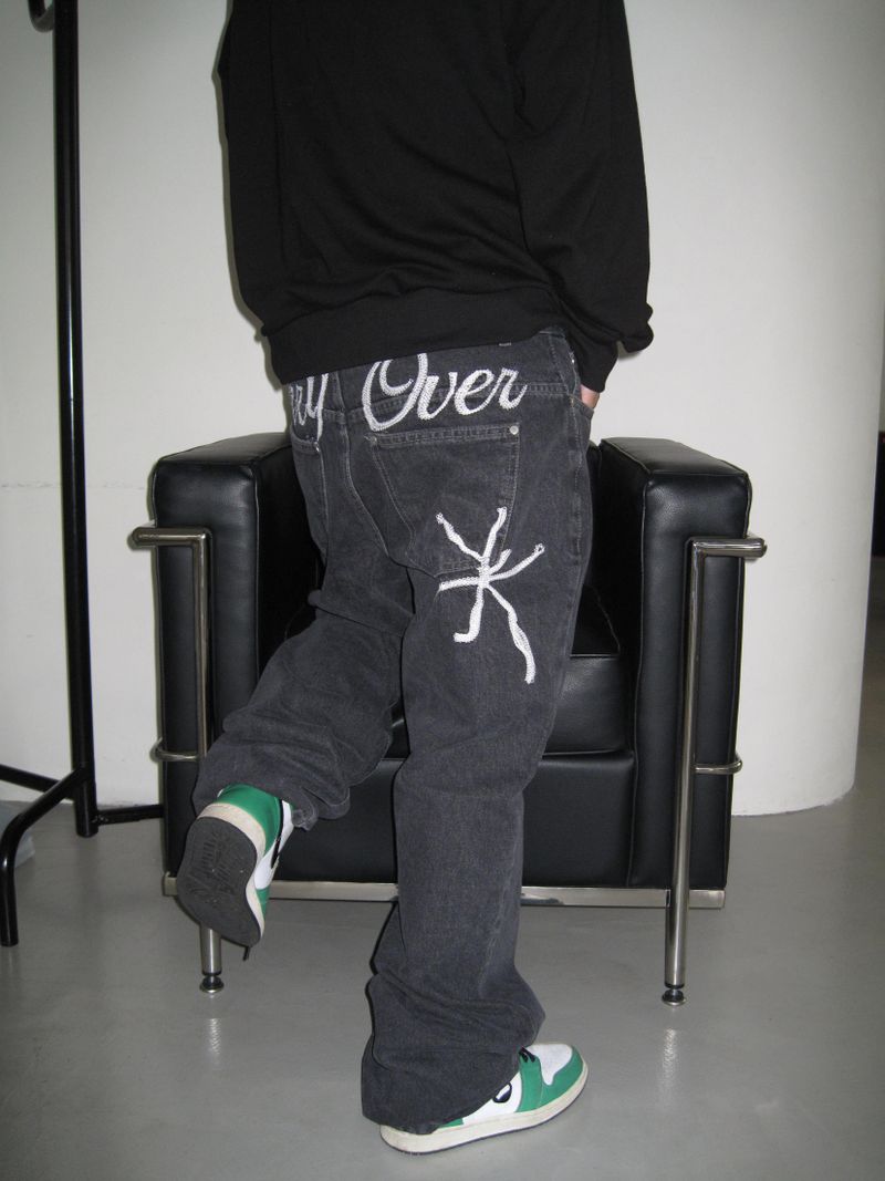 Denim Handle Pants (3c)