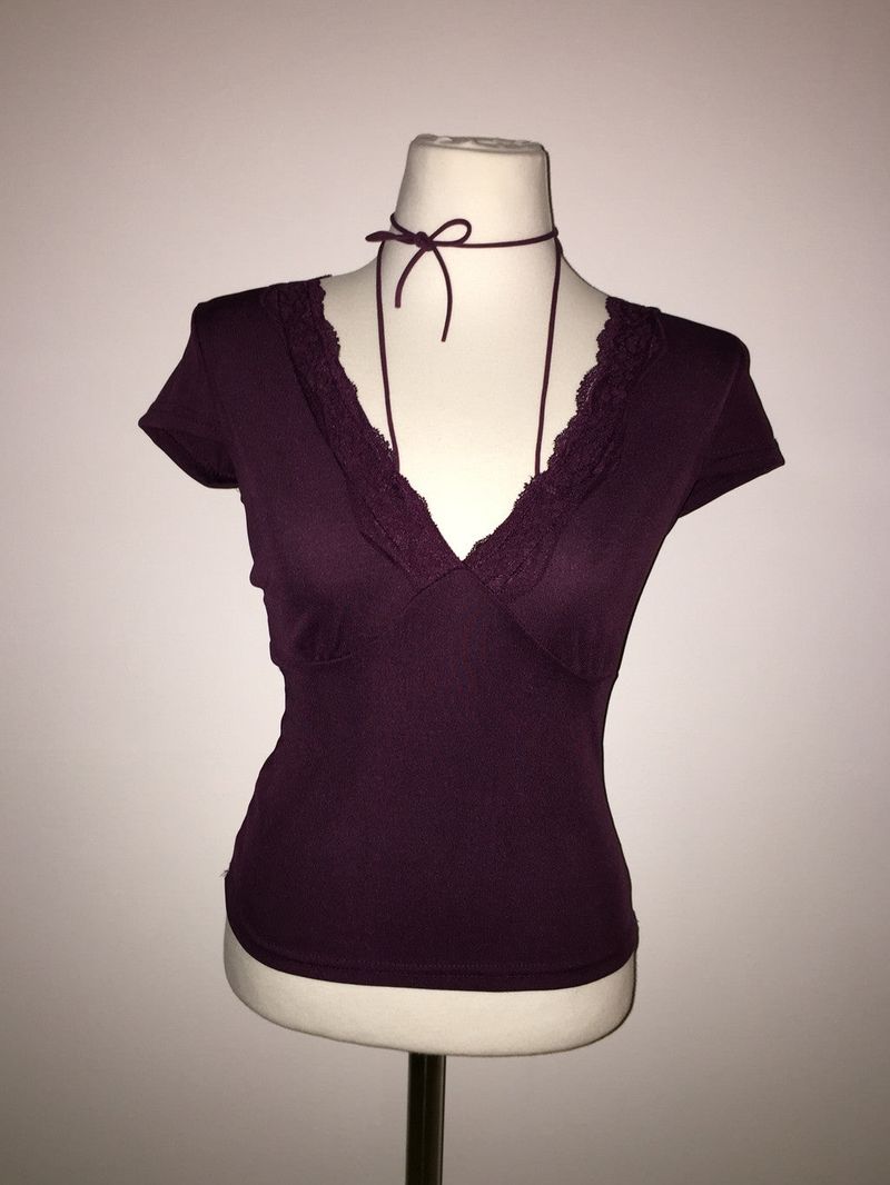 Vintage Rose Puff Top