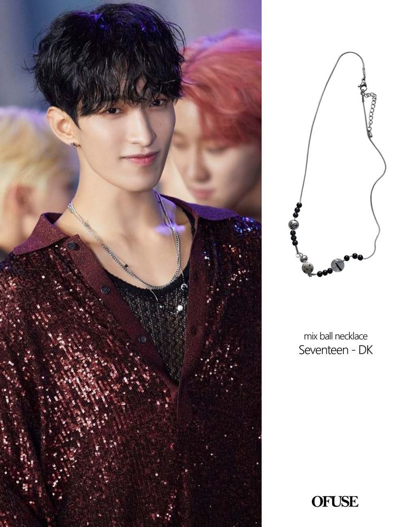 mix ball necklace