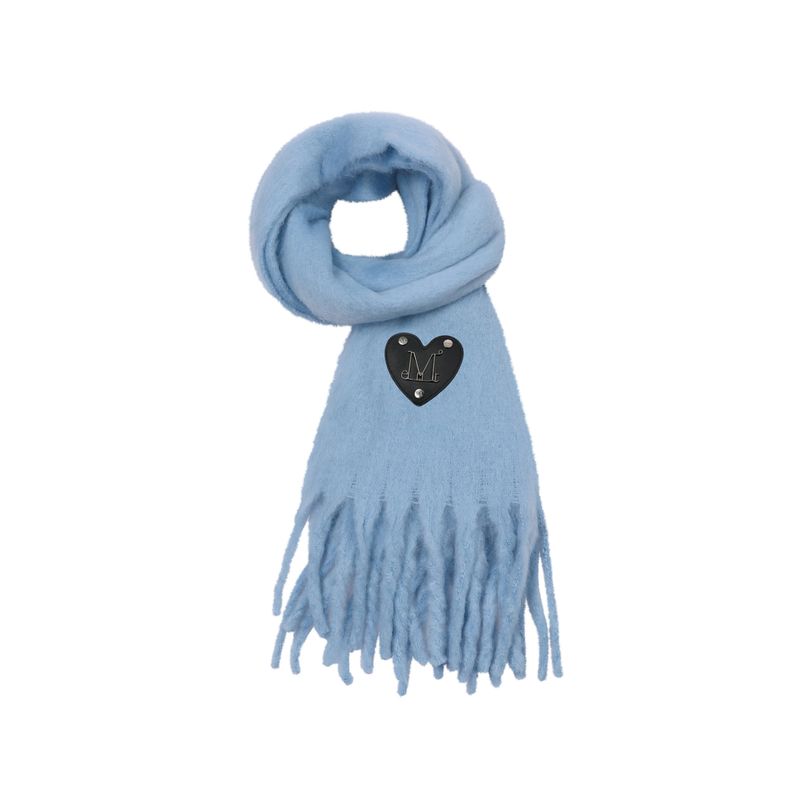 LAMOR METAL LOGO HEART PATCH MUFFLER UNISEX (5Color)