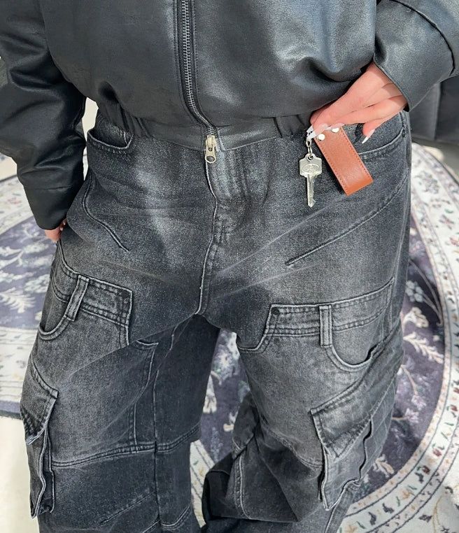 Edion Crop Leather Jacket