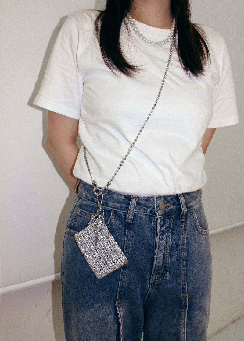 button card wallet (silver)
