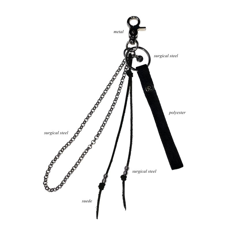 strap mini chain keyring