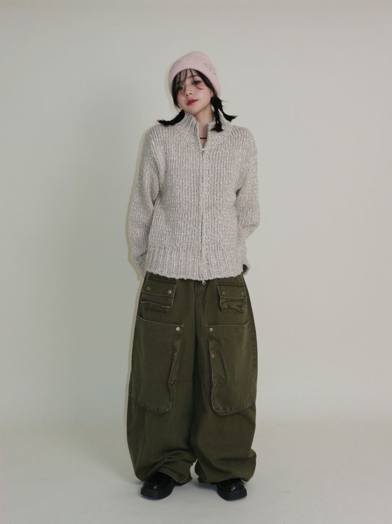 Boehm Boksarthy high neck two-way cardigan (outer)