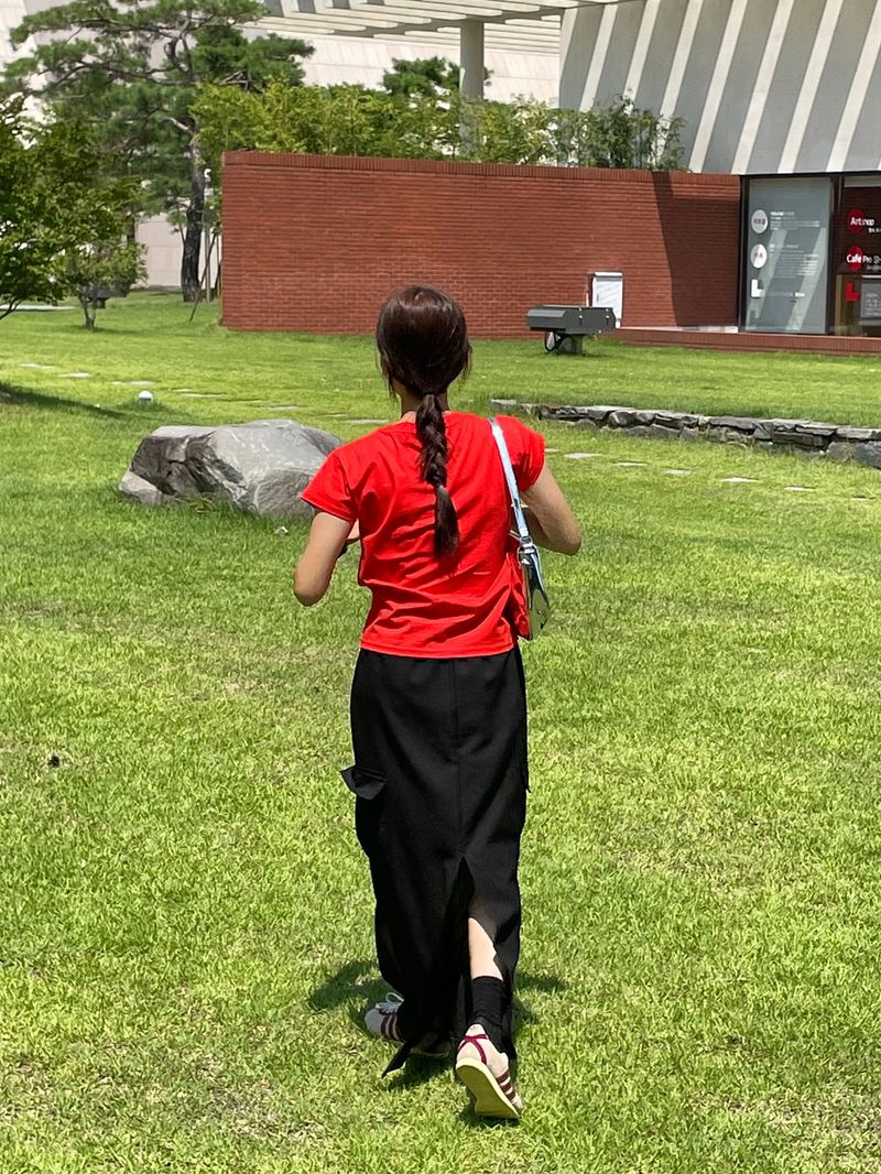 Cargo banding long skirt