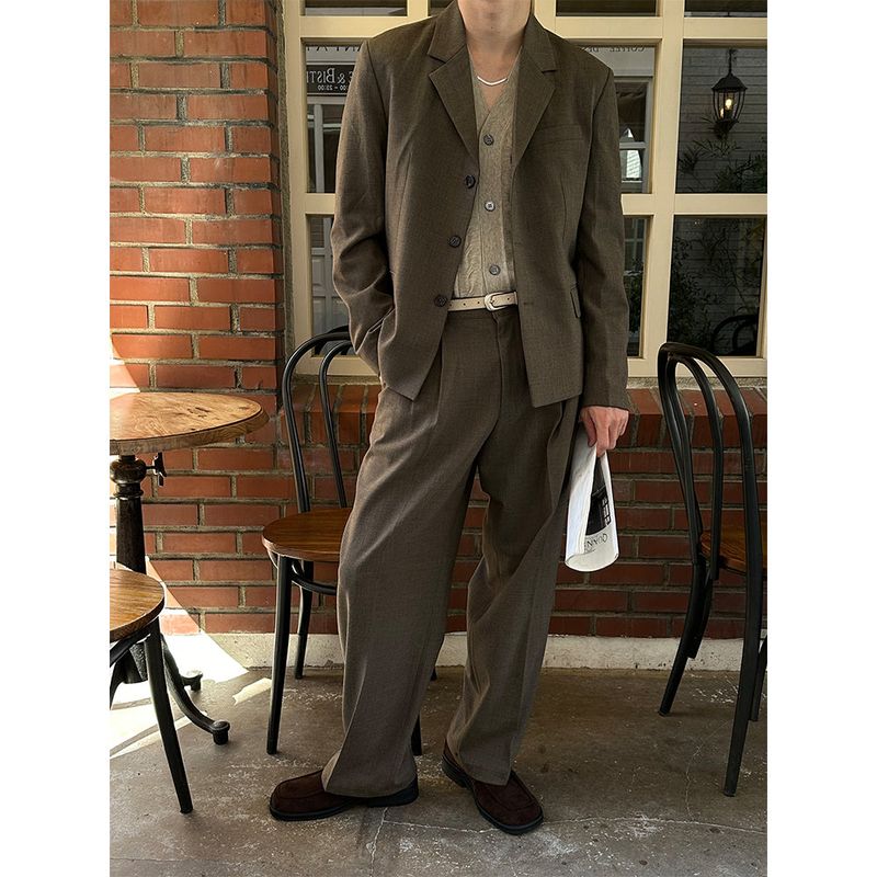 [F/W] Standard 3button short jacket(2color)