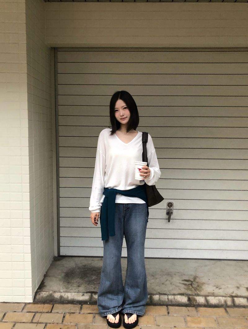 [ORIGINAL] Marine Bootcut Denim Pants