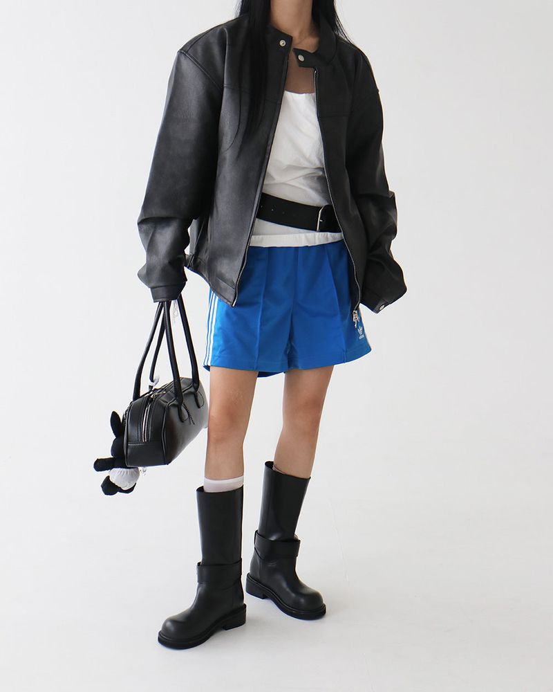 Leather Bold Wide Belt