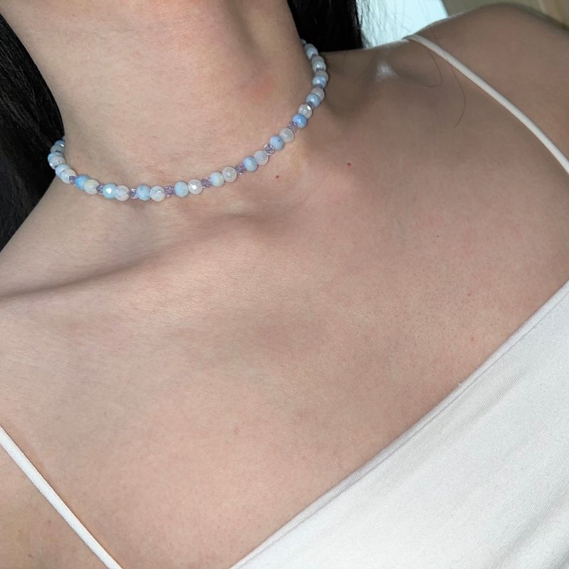 MADE blue core necklace