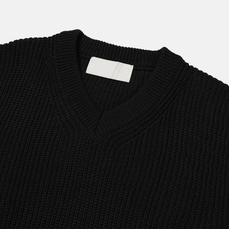 LMN Robe A Heavy Heart V-Neck Knitwear (6 colors)