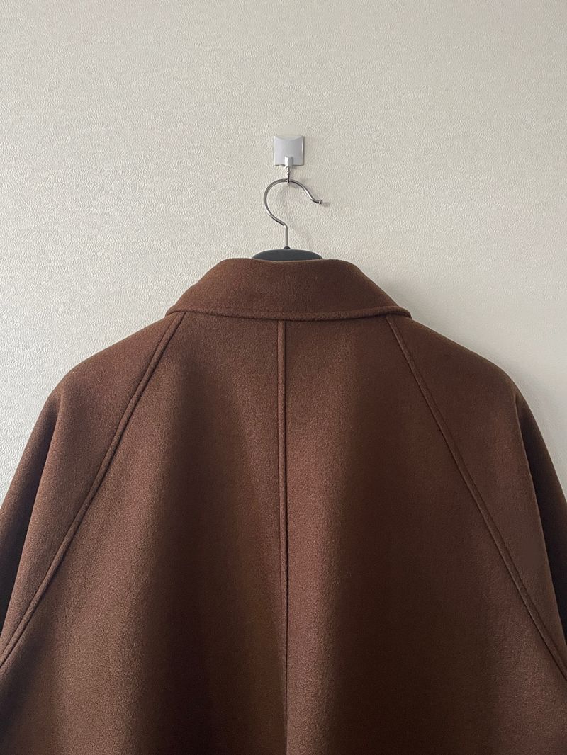 Neroli wool belted long coat