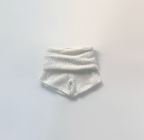 Temis Knit Fur Short Pants (2color)