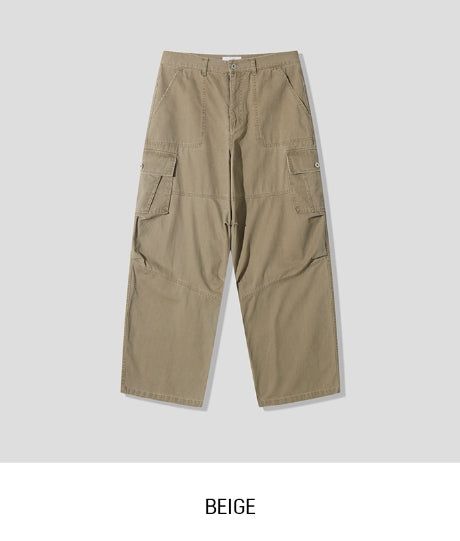 Feud Dyed Washed Cargo Pants