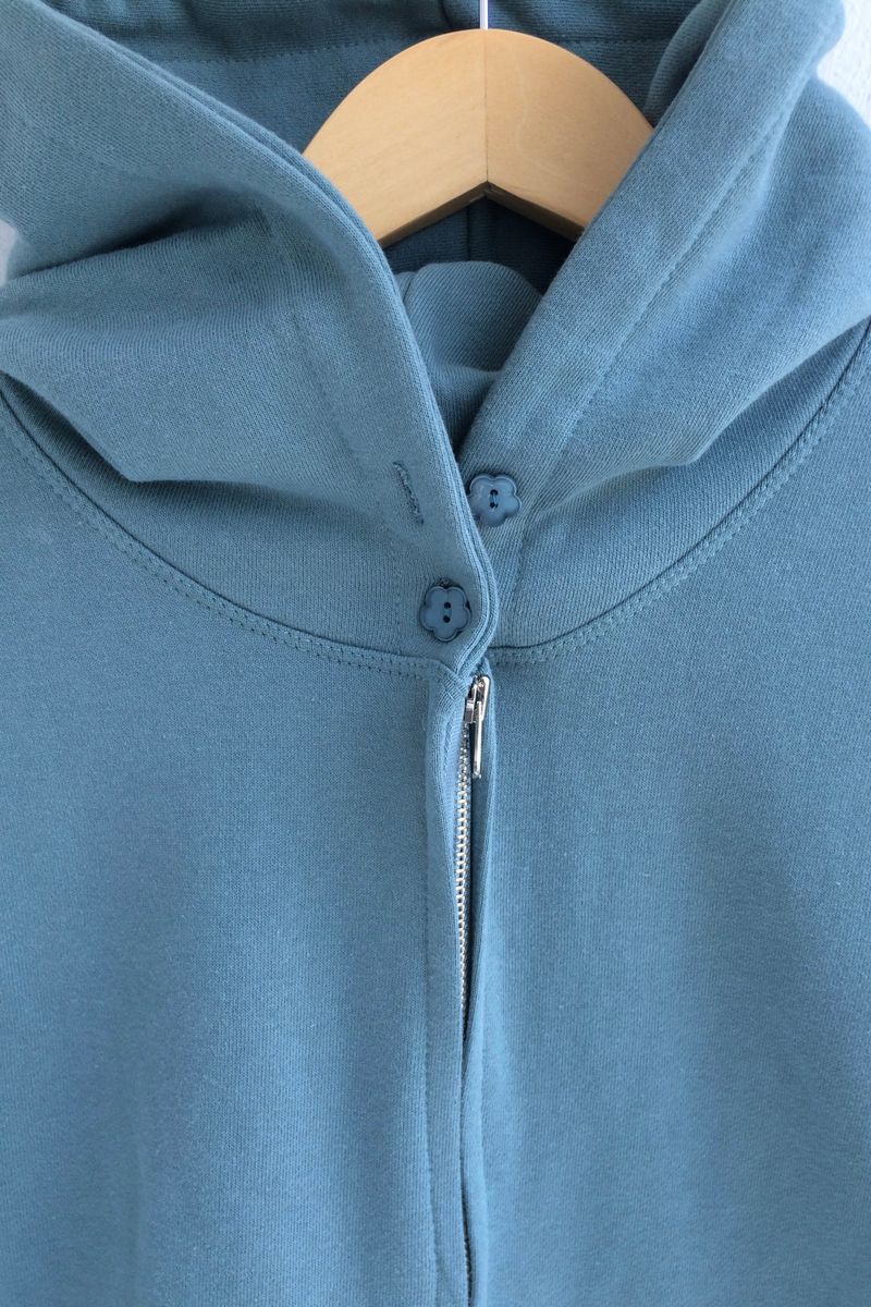 Haze Flower Hooded Zip-Up