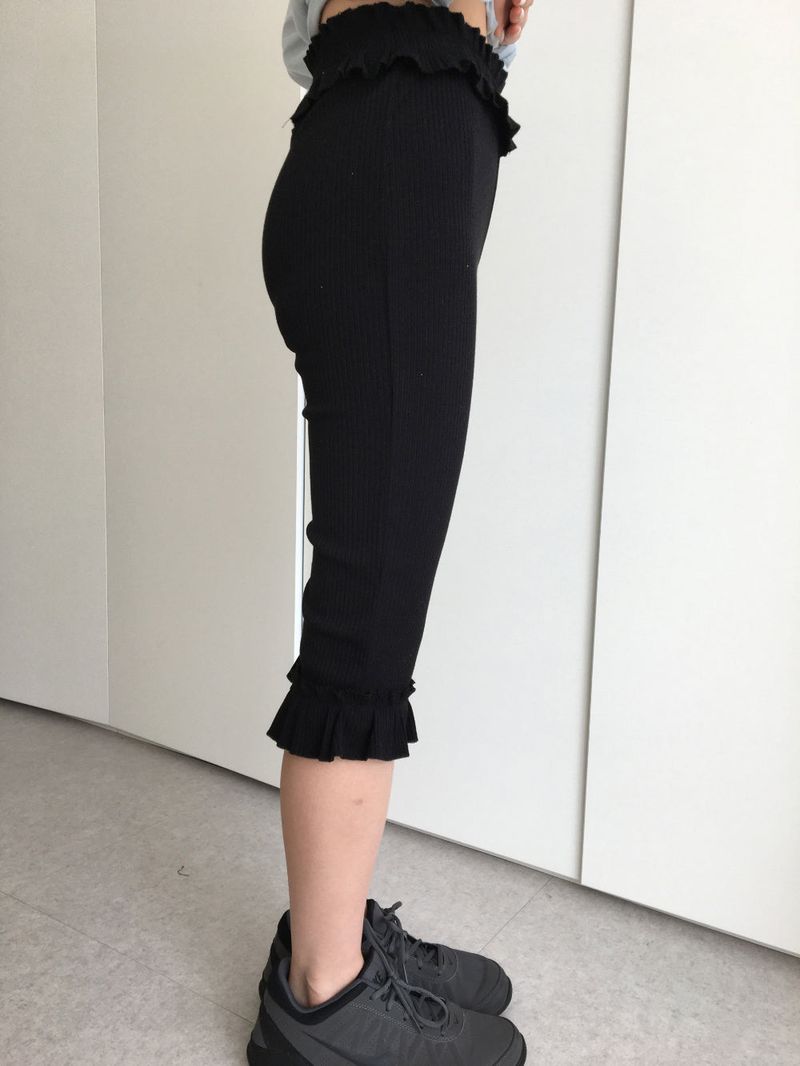 Segno frill capri pants (2color)