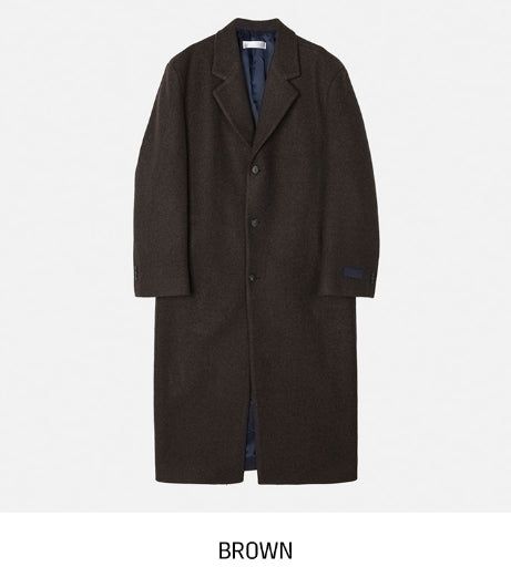 [wool60%] Winter betil single wool coat