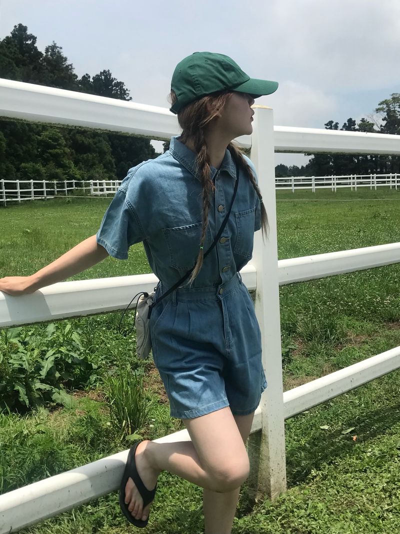 Marina denim jumpsuit