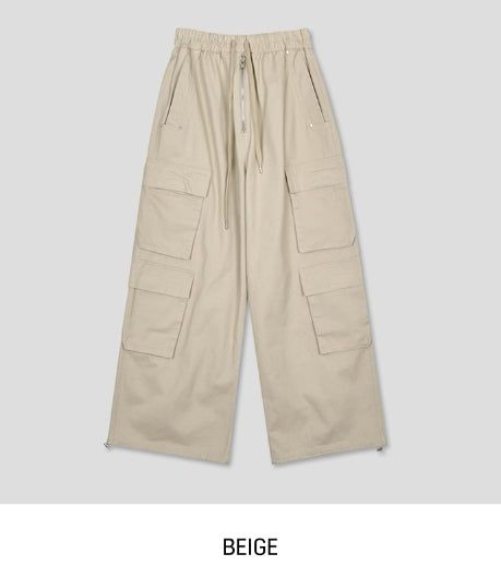 ruby zipper wide cargo pants