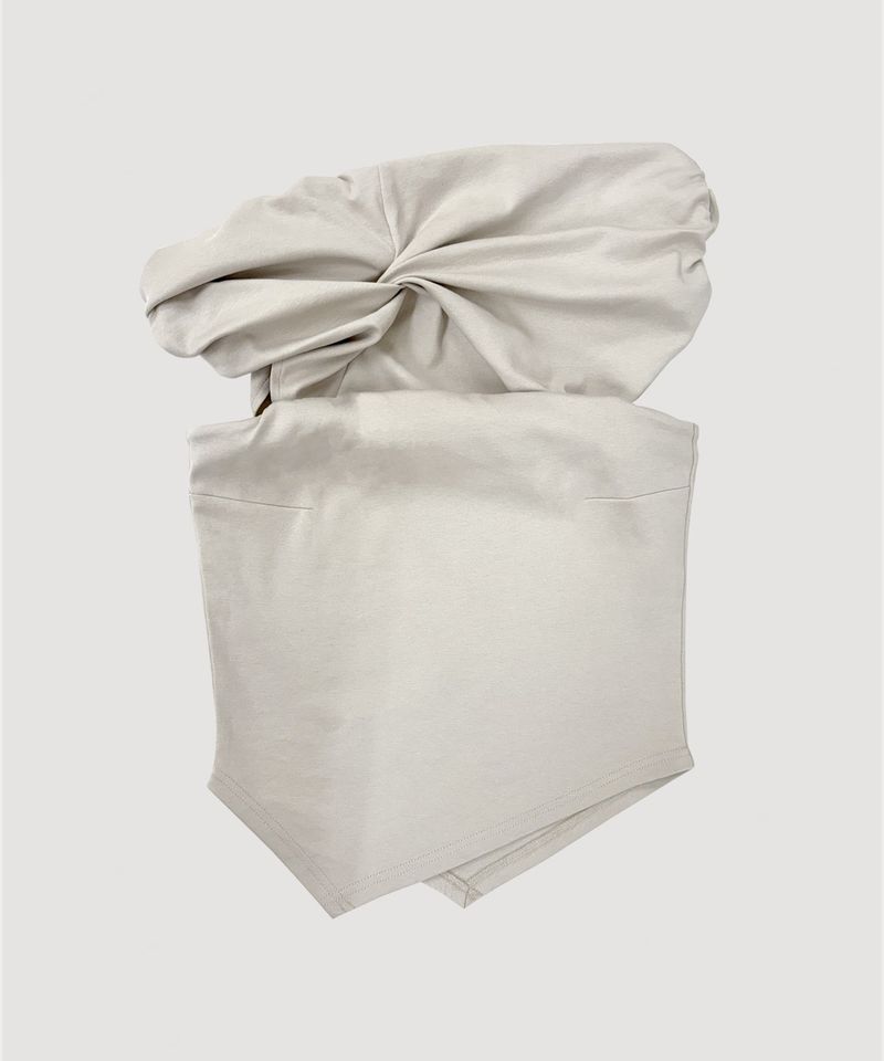 ASYMMETRIC DRAPE TOP