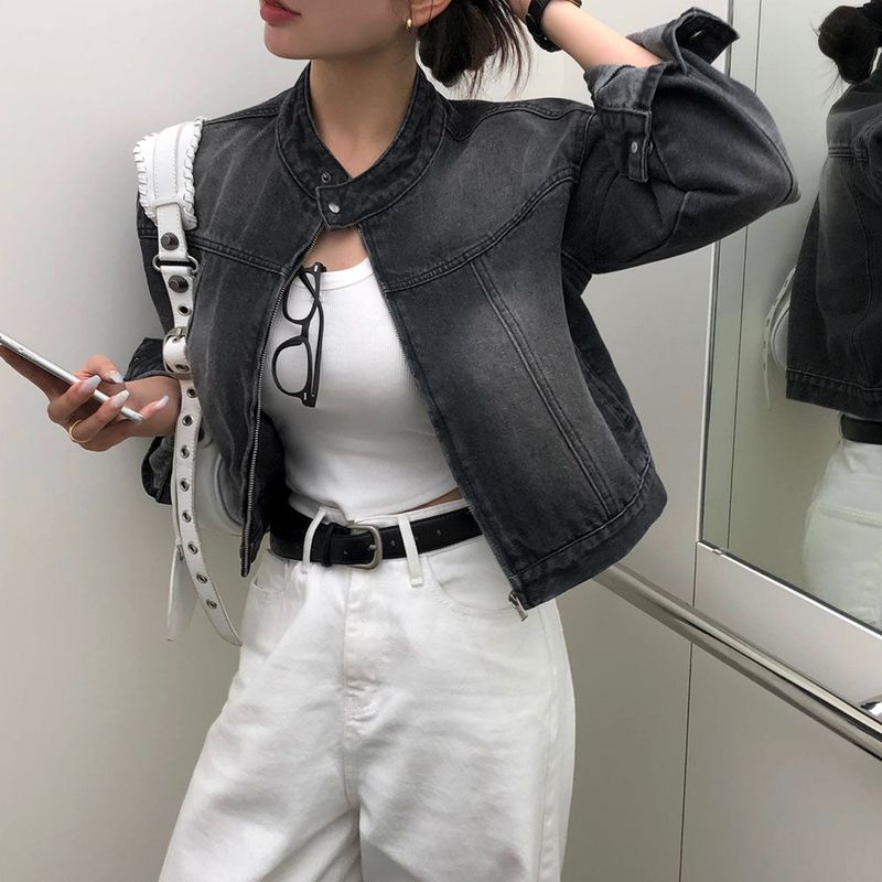 [BELLIDE MADE] BAND COLOR DENIM JACKET