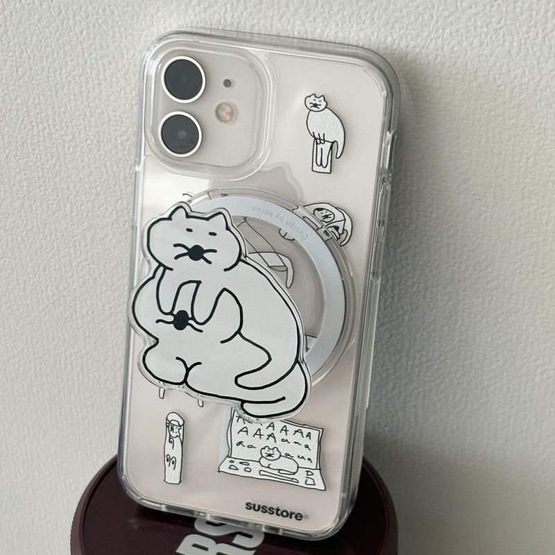 [MagSafe phone case] An unknown cat phone case
