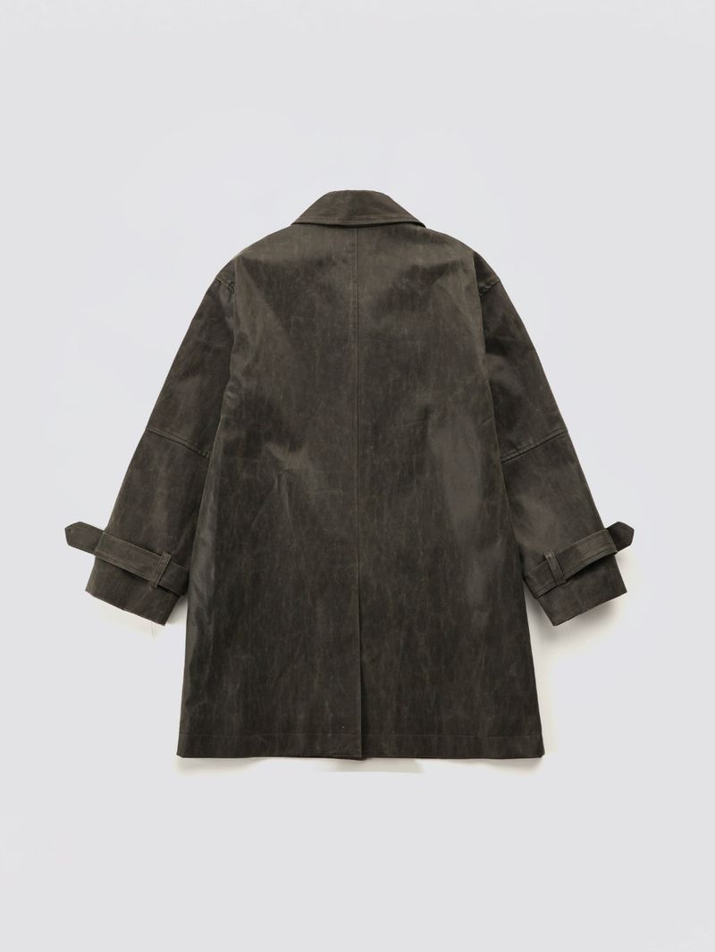 Vintage Leather Half Coat