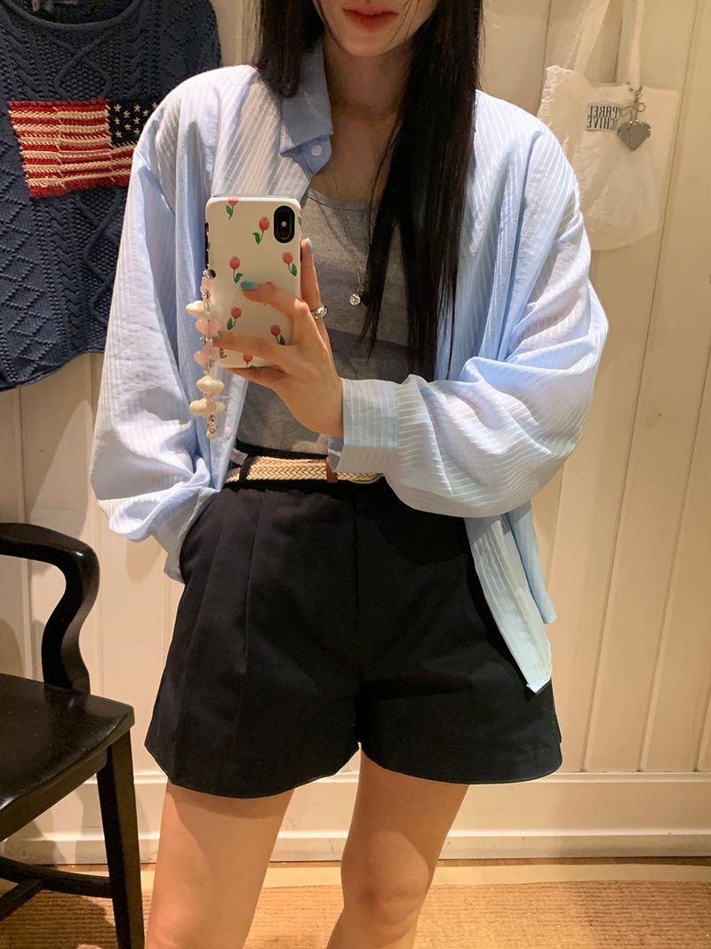 [MADE] Dears Cotton Pintuck Shorts